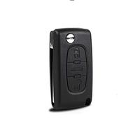 Guscio Chiave Telecomando Cover Scocca Ricambio 3 Tasti Compatibile con Citroen Peugeot FIAT SCUDO Ulysse Riparazione Sostituzione Lama Vergine Immagine Bagagliaio Supporto Batteria CE536