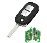 Guscio Chiave Telecomando Pieghevole 2 Pulsanti 433 MHz con Chip PCF7961A ID46