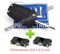 Guscio cover chiave telecomando OPEL Zafira B Astra H Corsa D Meriva 2T+2 switch