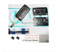 Guscio cover scocca chiave telecomando con 2 tasti Citroen C3 C4 C2 C8 +2 switch