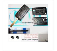 Guscio cover scocca chiave telecomando PEUGEOT 307 206 308 207 +2 switch tasti