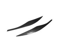 Guscio Del Faro Striscia Di Guarnizione Per Faro Anteriore Adesivo Per Sopracciglio Per Serie 3 E90 E91 320I 330I 2005-2012 Nero Lucido(Carbon Look)