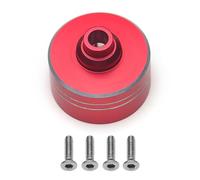 Guscio di copertura differenziale in lega di alluminio RC parti di aggiornamento per Tamiya TT02 1/10 4WD XV-02 PRO CHASSIS-58707 RC Car (rosso)
