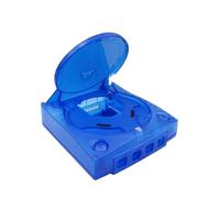 Guscio Di Plastica Di Ricambio Trasparente For Console For Videogiochi Retrò - Compatibile Con SEGA Dreamcast - Compatibile Con Bitfunx(TRN Blue)