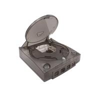 Guscio Di Plastica Di Ricambio Trasparente For Console For Videogiochi Retrò - Compatibile Con SEGA Dreamcast - Compatibile Con Bitfunx(TRN Black)