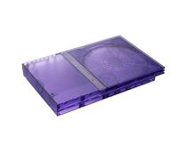 Guscio di ricambio per console PS2 serie 9XXXX/7XXXXXX, custodia protettiva trasparente per PlayStation2 Slim 9XXXX serie 9XXXX 7XXXX accessorio per console videogiochi retrò (7XXXX viola trasparente)
