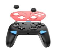 Guscio di ricambio per controller di gioco Switch 2ND Generation Pro, cover di ricambio per controller NS Pro + tappi per chiavi, JYS-NS2326 (rosso)