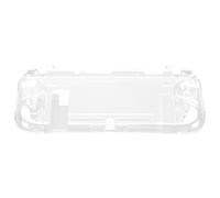 Guscio di ricambio per Nintendo Switch OLED, cover posteriore unibody in TPU trasparente con caratteristiche antiscivolo, antigraffio ed ergonomiche,