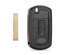 Guscio di ricambio pieghevole 3 pulsanti Custodia per chiave auto con vibrazione remota Guscio per lo styling per LAND R0VER Range R0ver Sport LR3 Discovery (con lama HU92)