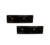 Guscio Faro Accessori Alloggiamenti Per Indicatori Di Direzione Del Paraurti Anteriore Dell'auto Per GMC Per Suburban Per Yukon Per C/K 5976838 5976837(Smoked Lens)