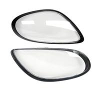 Guscio Faro Per Porsche Per Cayman Per Boxster 981 Paralume Trasparente For Fari Coprifaro Coprifaro Lente For Fari In Bordo Grigio Argento Copertura Faro Dell'auto(2PCS left and right)