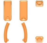 Guscio in policarbonato resistente ai graffi per niente, progettato per proteggere il dispositivo dall'usura pur mantenendo un aspetto elegante (arancione)