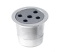 Guscio per capsule di caffè riutilizzabile in metallo, design a foro singolo e cinque fori, per macchina da caffè K45, capsule ricaricabili per la produzione di birra domestica (B)