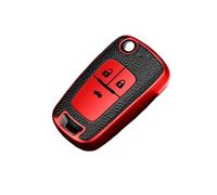 Guscio Per Chiave Auto Per Chevrolet Per Cruze Per Aveo Per Camaro Per Epica Per Love Per Sail Per Spark JUNOOS(3button red)