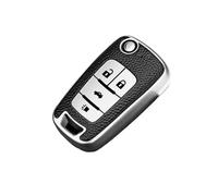 Guscio Per Chiave Auto Per Chevrolet Per Cruze Per Aveo Per Camaro Per Epica Per Love Per Sail Per Spark JUNOOS(4button silver)