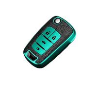 Guscio Per Chiave Auto Per Chevrolet Per Cruze Per Aveo Per Camaro Per Epica Per Love Per Sail Per Spark JUNOOS(4button green)