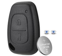 Guscio per chiave furgone con 2 pulsanti per Renault Trafic Kangoo Master Vauxhall Opel Movano Vivaro Nissan Primastar CR1220 batteria