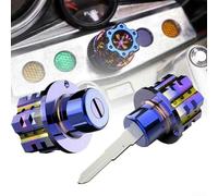 Guscio per chiave in alluminio per finitura bruciata per personalizzazione, testa chiave di ricambio resistente al calore lavorata a CNC