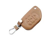 Guscio Per Chiave Per Jeep New JL Per Wrangler Per Gladiator JT Custodia Portachiavi In pelle A 3 Pulsanti(Marrone)