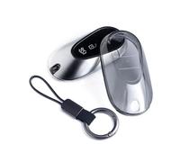 Guscio Per Chiave Per Mercedes Per Benz CES CLE GLC EQE EQS Classe 300 350 450 500 580 43 Custodia Chiave Auto(With Keychain gray)