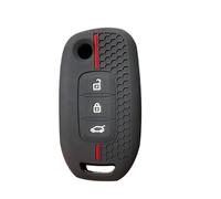 Guscio Per Chiave Per Renault Per Kwid 2023 Per Trafic Per Clio Per Kadjar Per Captur Per Logan Per Twingo Custodia In Silicone Chiave Auto(Redline 3BTN)