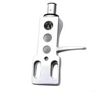 Guscio per giradischi con contatti a 4 pin, supporto per cartuccia per giradischi Technics, supporto in ABS (argento)