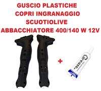Guscio Plastiche copri ingranaggio scuotiolive abbacchiatore400/140W 12V +Grasso