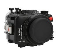 Guscio Protettivo per Fotocamera Subacquea da 40 M per Fotocamera Mirrorless A6600 16-50 Mm, Custodia Impermeabile per Immersioni, Nuoto, Surf, Funzioni di Supporto