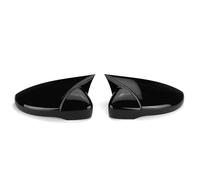 Guscio retrovisore 2x Calotte Specchietti Retrovisori Esterni Auto Per VW Per JETTA Per MK6 Per Passat B7 Per Scirocco CC Per Eos Cappucci Copri Aggiuntivi copertura esterna(Nero lucido)