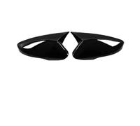 Guscio retrovisore Alloggiamento Specchietto Retrovisore Auto Per Hyundai Per Elantra Per Verna 2012-2016 Decorazione Cromata Copriporte Effetto Carbonio Nero copertura esterna(Nero lucido)