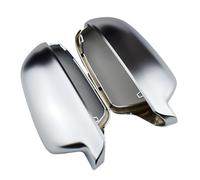Guscio Ricambio Specchietto Laterale Per A3 Per A4 Per A5 Per B8.5 Per B8K 2008 2009 2010 2011 2012 2PCS Matt Chrome Copertura Specchio Retrovisore Tappo Laterale(With Side Assist)