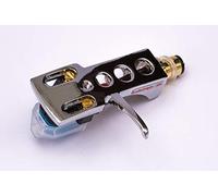 Guscio rivestito in cromo, supporto con pickup AT, ago per Kenwood, Trio, KD2055, KD4033, KD3070, KD4100, KD5033, KD5066, KD5070, KD7010