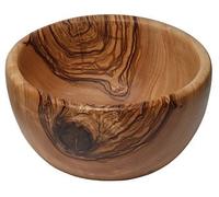 Guscio Rotondo in Legno di ulivo Diametro ca. 15 cm
