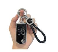 Guscio Scocca Chiave 2 3 Pulsanti Morbido TPU Portachiavi Per Mazda 2 3 5 6 CX7 CX9 RX8 MX5 MPV Per Demio Auto Flip Key Cover Case Shell Fob Keychain Protector Cover Guscio Scocca(2 BTN Black Set 3)