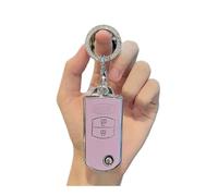 Guscio Scocca Chiave 2 3 Pulsanti Morbido TPU Portachiavi Per Mazda 2 3 5 6 CX7 CX9 RX8 MX5 MPV Per Demio Auto Flip Key Cover Case Shell Fob Keychain Protector Cover Guscio Scocca(2 BTN PURPLE Set 1)