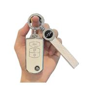 Guscio Scocca Chiave 2 3 Pulsanti Morbido TPU Portachiavi Per Mazda 2 3 5 6 CX7 CX9 RX8 MX5 MPV Per Demio Auto Flip Key Cover Case Shell Fob Keychain Protector Cover Guscio Scocca(3 BTN WHITE Set 2)