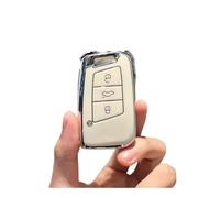 Guscio Scocca Chiave Custodia Protettiva Per Chiave In TPU Per Passat B8 Per Magotan Per Superb A7 Smart Kodiaq Seat Shell Fob Cover Guscio Scocca(White)