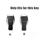 Guscio Scocca Chiave Per La Classe A B C S Per GLA CLA GLC Pelle In Lega Di Zinco Auto Chiave A Distanza Caso Accessori Per Lo Styling W176 W221 W204 W205 Cover Guscio Scocca(11 Star Yellow)