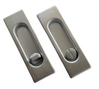 Guscio Set Wc Manico per Ciotola Bagno Bloccaggio 125x40 Impugnatura Cromo Opaco