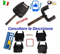 GUSCIO Telecomando CHIAVE OP1HF66 2 Tasti per OPEL Astra Omega Vauxhall Vectra