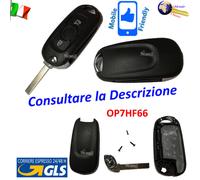 GUSCIO Telecomando OP4HF66 CHIAVE FLIP HU100 3 TASTI per OPEL new Style