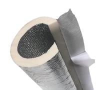 Guscio tubolare con doppio foglio di alluminio, tubi isolanti in schiuma di polietilene per esterni, spessore 15 mm / 20 mm, Tubo di Isolamento per condizionatori(ID43mm x T20mm)