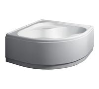 GUSCIO VASCA ANGOLARE CON PANNELLO MOD. AMBRA cm. 140 x