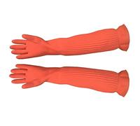 Gusengo Guanti per la Pulizia riutilizzabili, Guanti Lunghi in Gomma, Guanti Impermeabili per la casa, Guanti per Lavare i Piatti da Cucina per la Pittura del Giardino