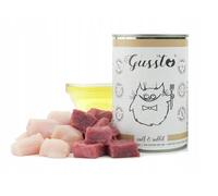 GUSSTO Gussto Cat Fresh Calf & Rabbit cibo umido per gatti agnello e coniglio 6x400 g