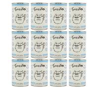GUSSTO Cat Fresh Salmon 12x400g