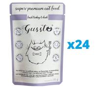 GUSSTO Cat Fresh Turkey & Duck 24x85g