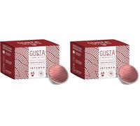 Gusta Compatibili Bialetti, In Alluminio, Gusto Intenso, Box Da 65, 100% Riciclabili, Intensità 10 (Confezione da 2)