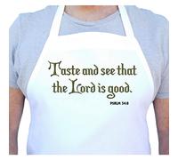 Gusta e vedi che il Signore buono - Grembiule cristiano