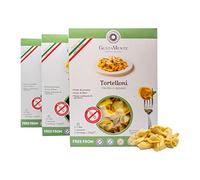Gustamente ® Pasta Senza Glutine all’Uovo - Tortelloni Ripieni con Ricotta e Spinaci - Fonte di Proteine e Fibre Senza Conservanti Made in Italy - 3 x 250g